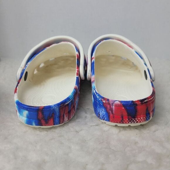Crocs Disney Mickey Mouse Tie-Dye Americana Unisex Clogs - Picture 4 of 9
